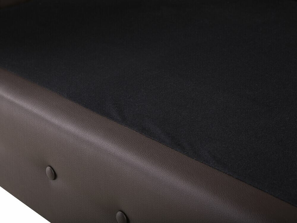 Chesterfield dīvāns Cirdoro 106 (Tumši brūns)