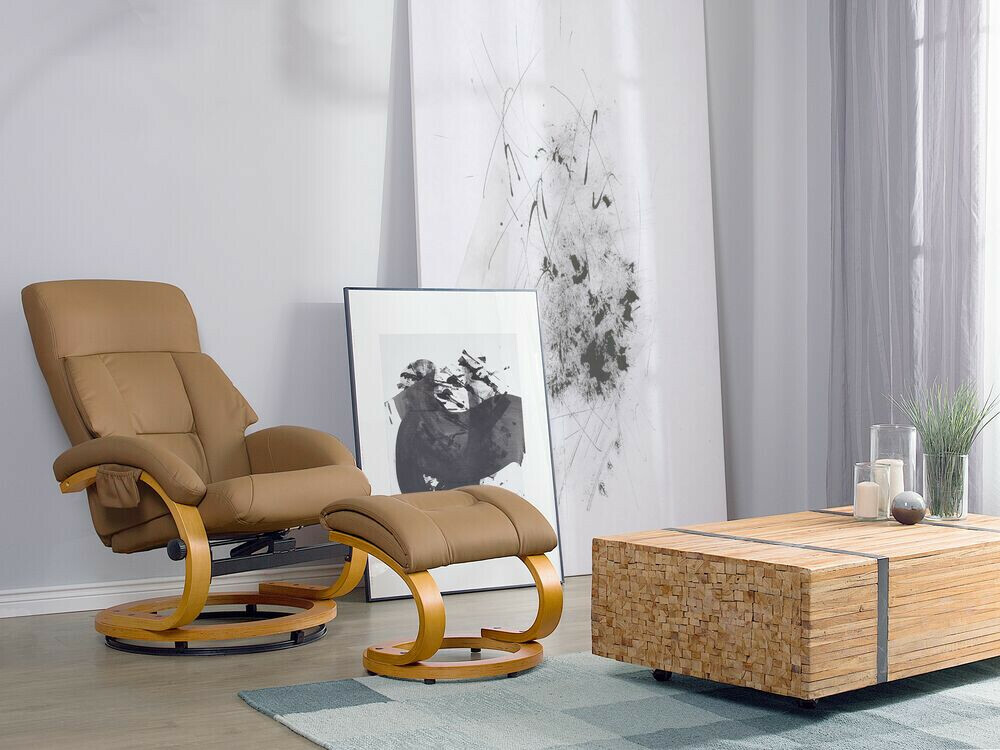 Krēsls Berwyn 877 (Gaiši brūns)