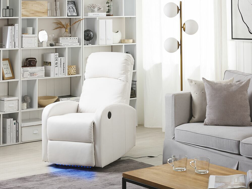 Кресло реглайнер Berwyn 890 (Белый)