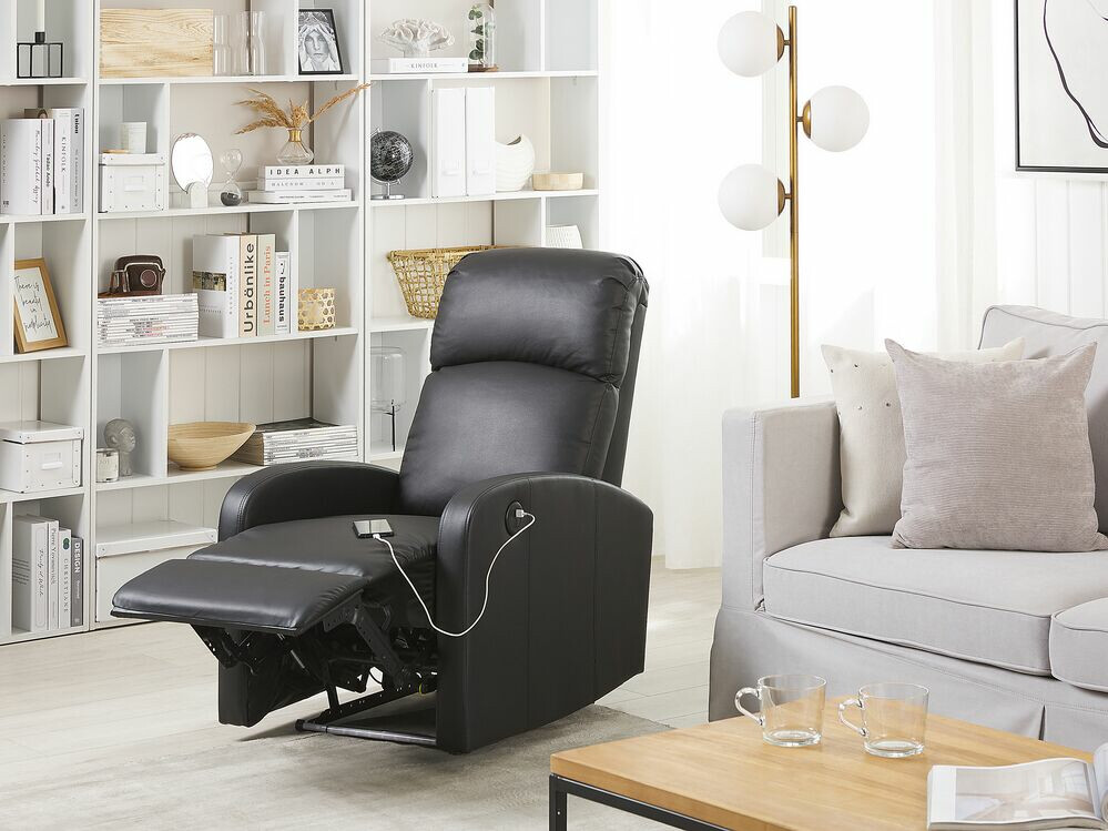 Кресло реглайнер Berwyn 890 (Чёрный)