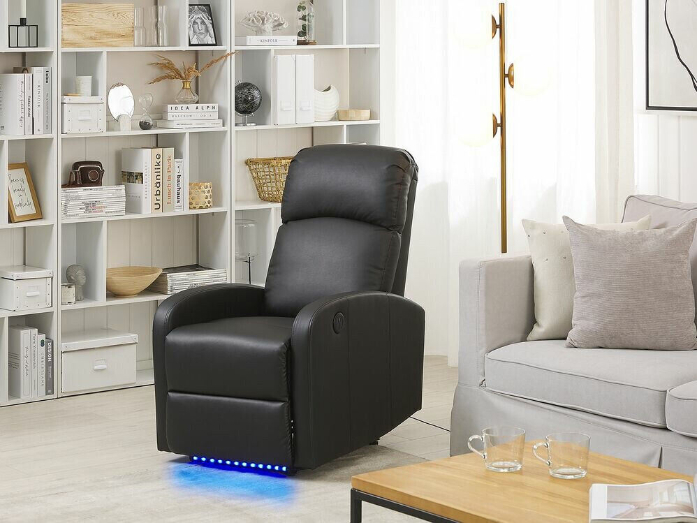 Кресло реглайнер Berwyn 890 (Чёрный)