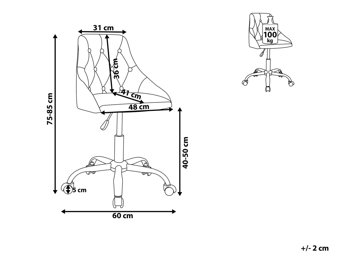 Офисный стул Berwyn 883 (Розовый)