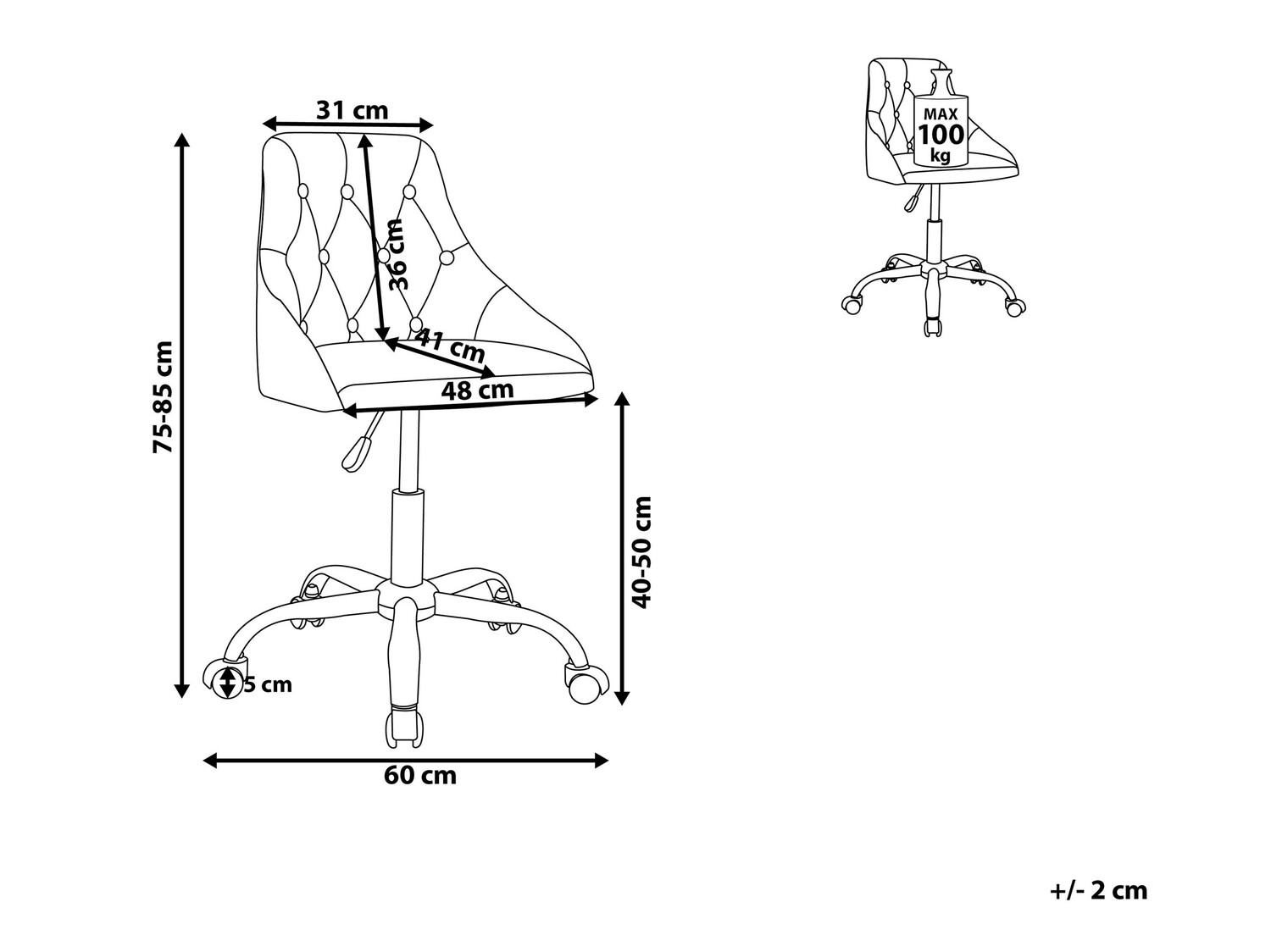 Офисный стул Berwyn 883 (Серый)