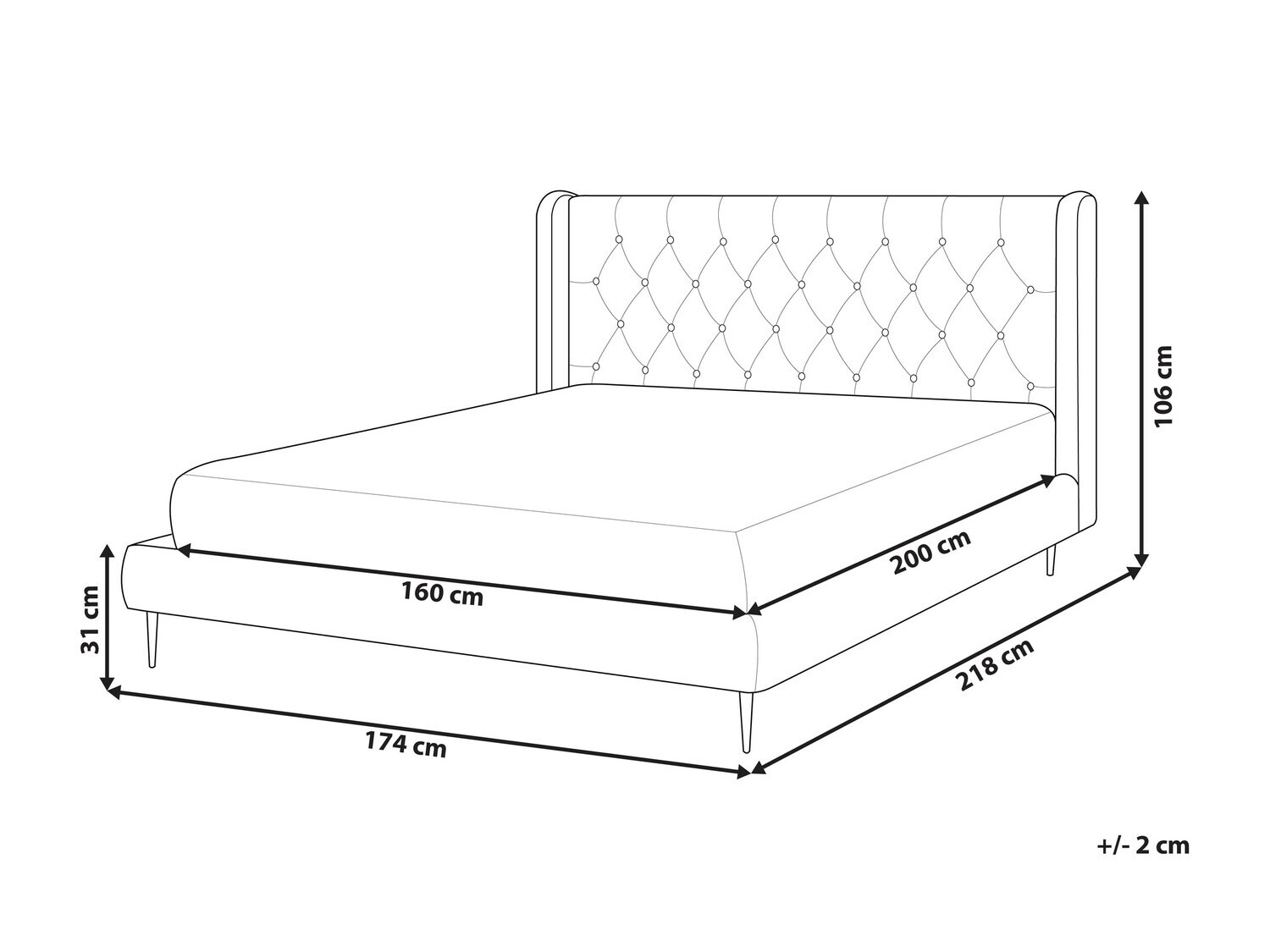 Кровать Berwyn 893 (Серый)
