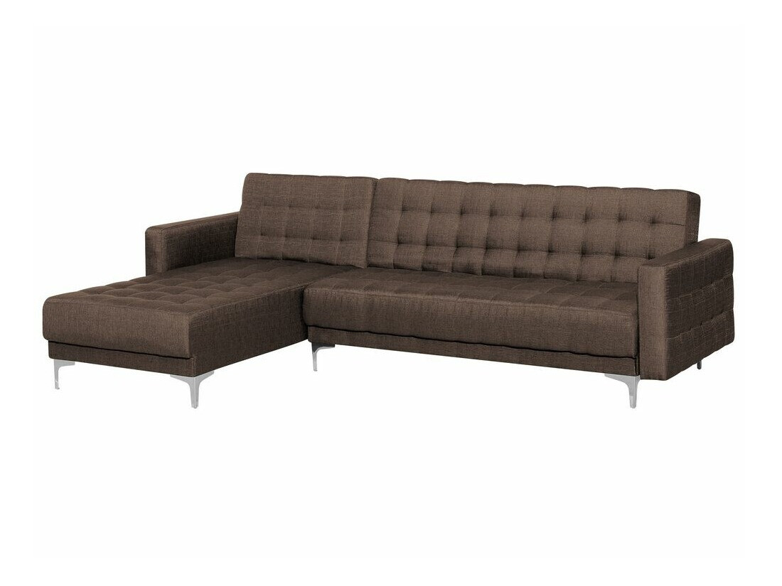 Stūra dīvāns Felvena 111 (Tumši brūns)