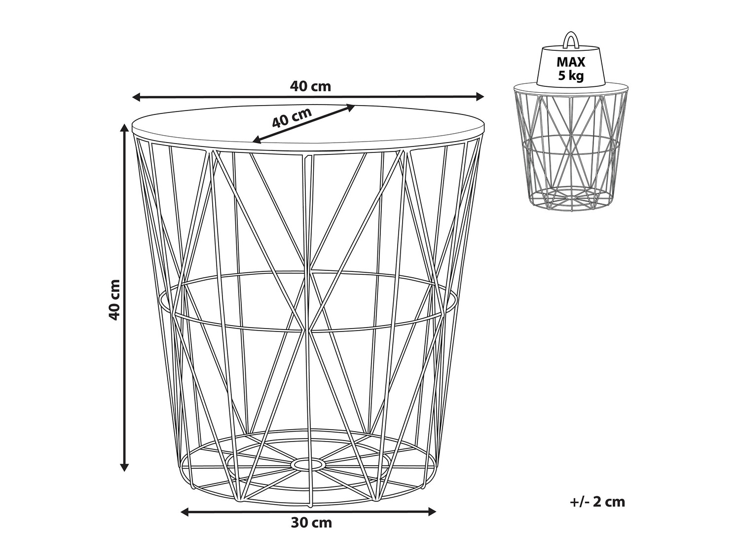 Кофейный столик Berwyn 914 (Белый)