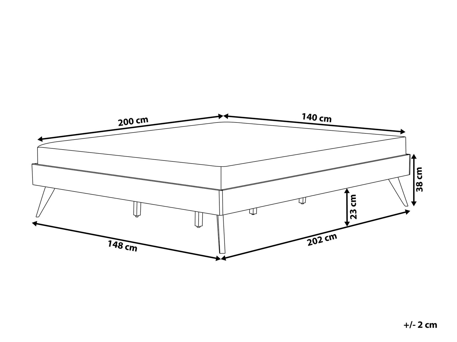 Кровать Berwyn 900 (Темное дерево)