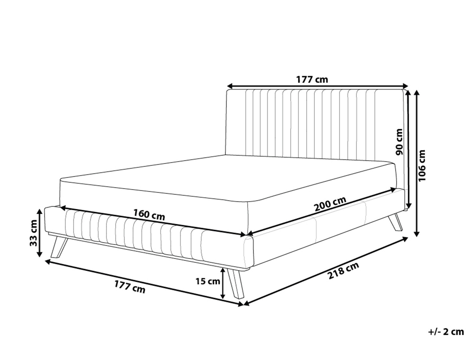 Кровать Berwyn 904 (Бежевый)