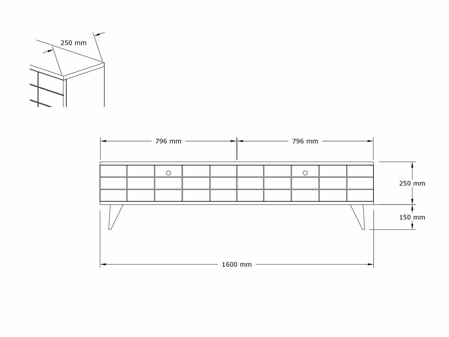 TV galds Kailua 1473