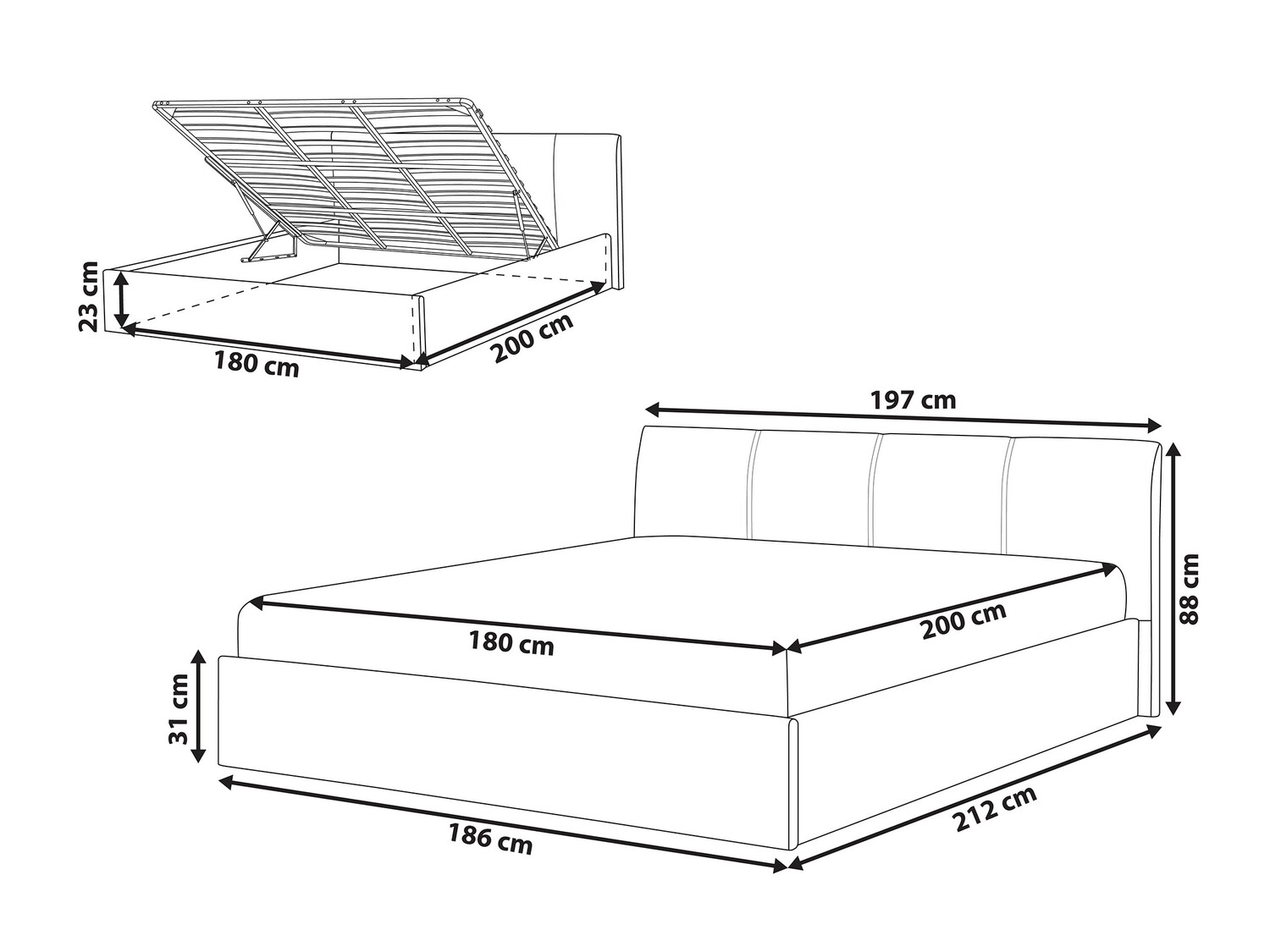 Кровать Berwyn 913 (Серый)