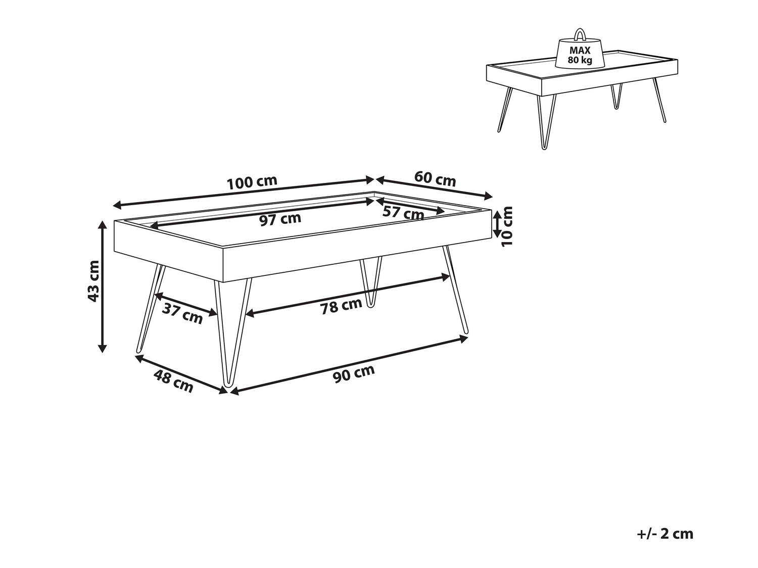 Журнальный столик Berwyn 924 (Taupe)