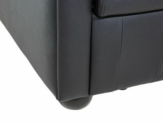 Chesterfield mīksto mēbeļu komplekts Cirdoro 112 (Melns)