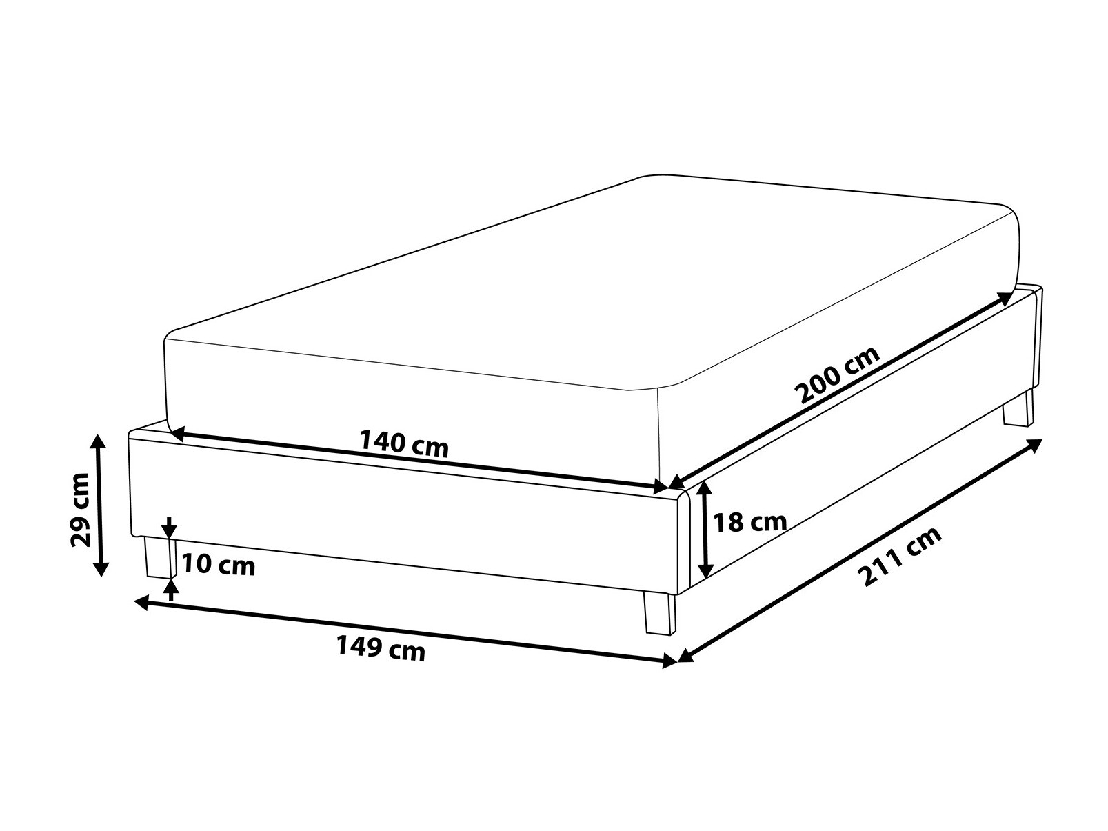 Кровать Berwyn 932 (Бежевый)
