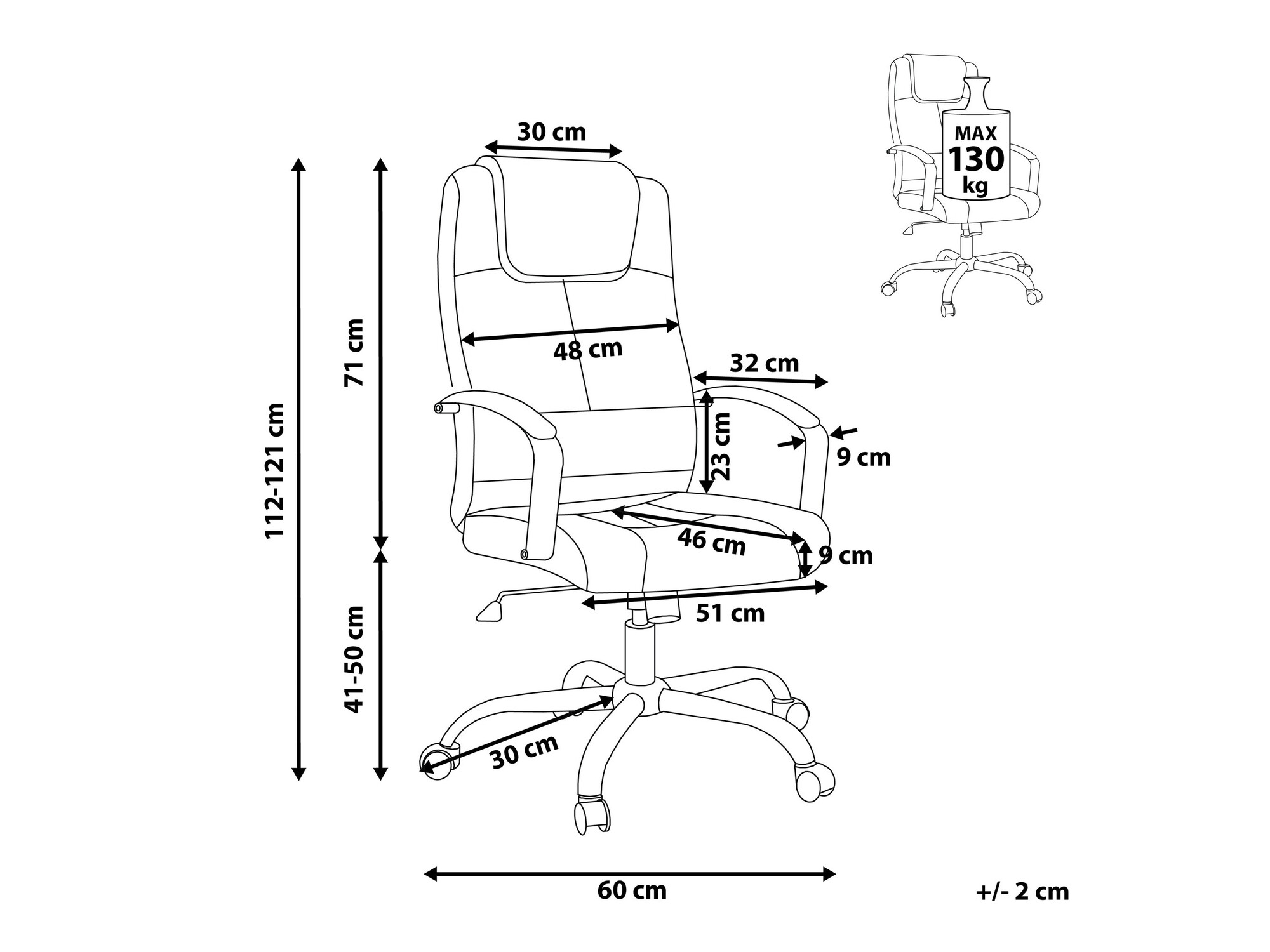 Офисный стул Berwyn 942 (Чёрный)