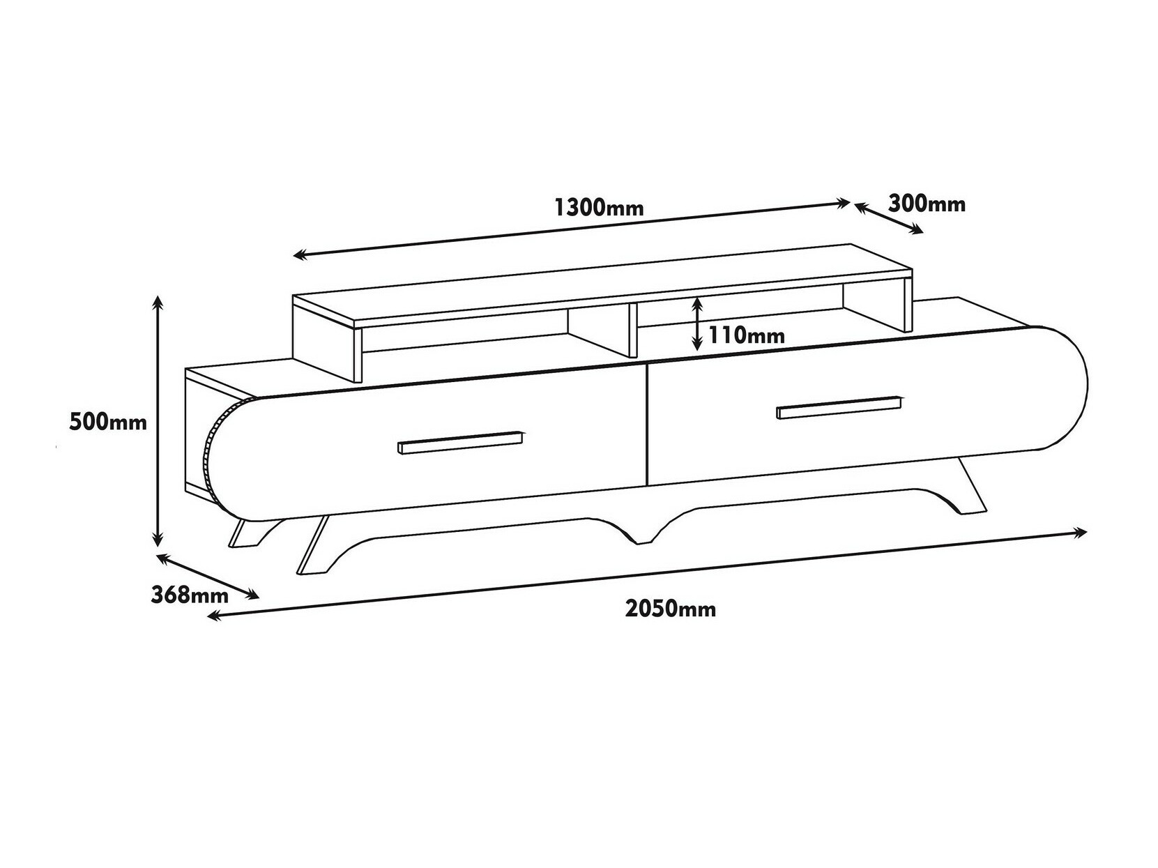 TV galds Kailua 1485