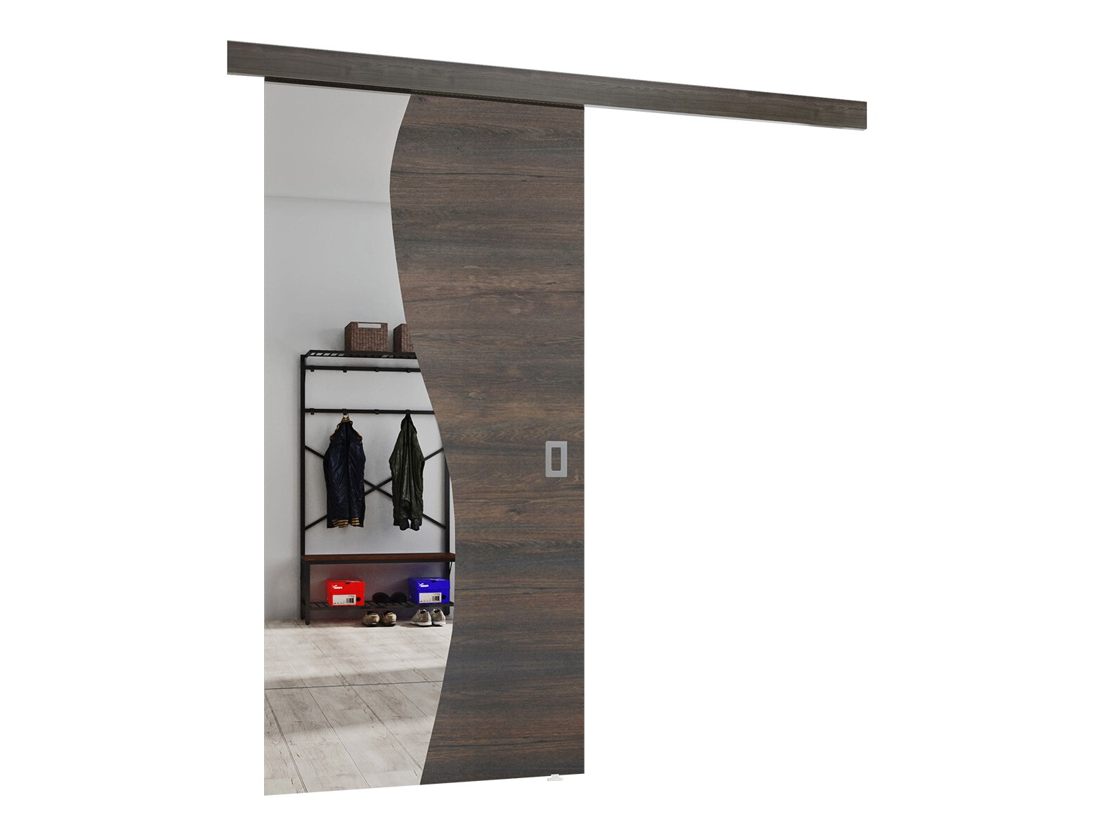 Bīdāmas durvis Dover 213 (Tumši pelni)