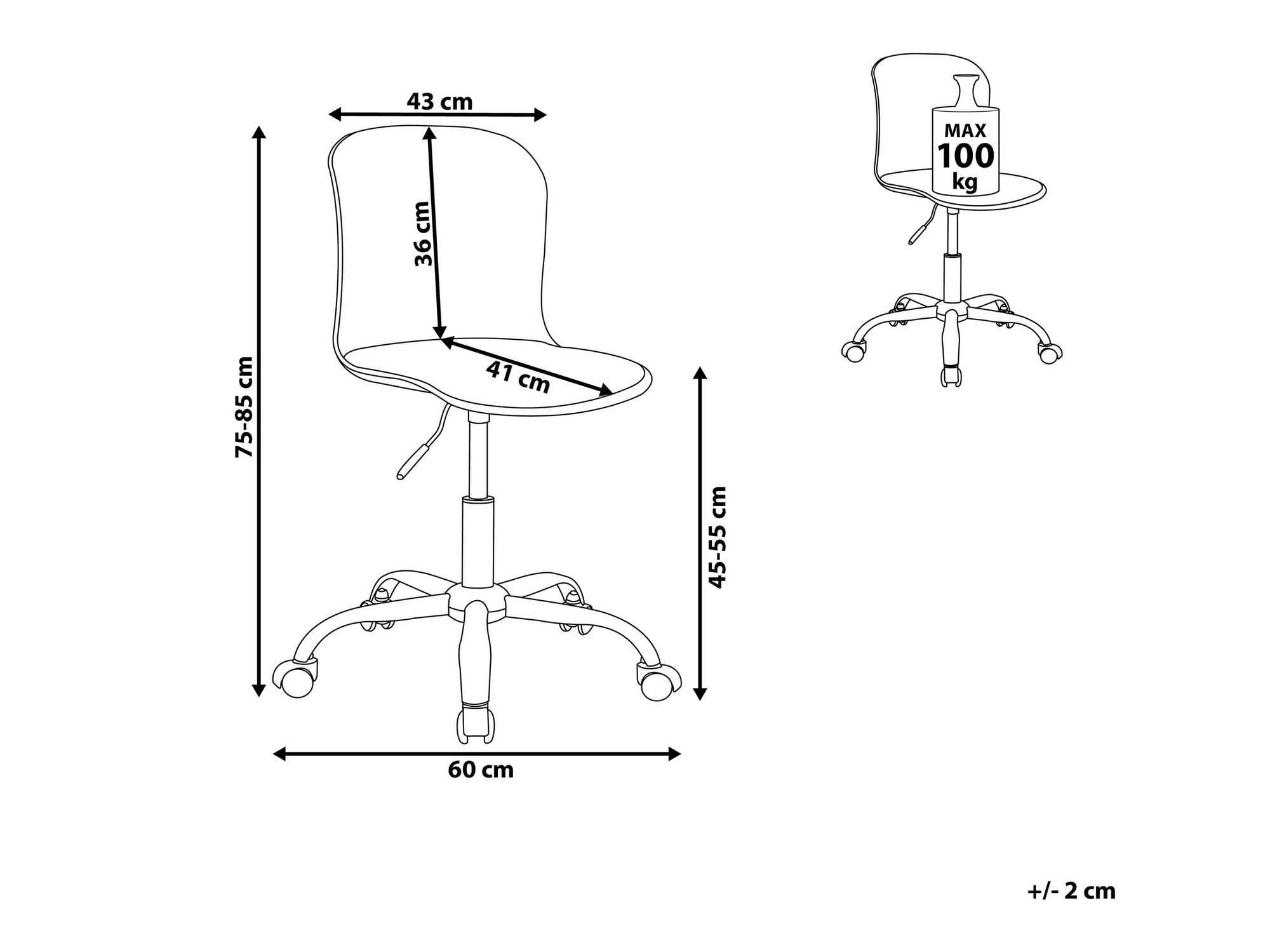 Офисный стул Berwyn 953 (Белый)