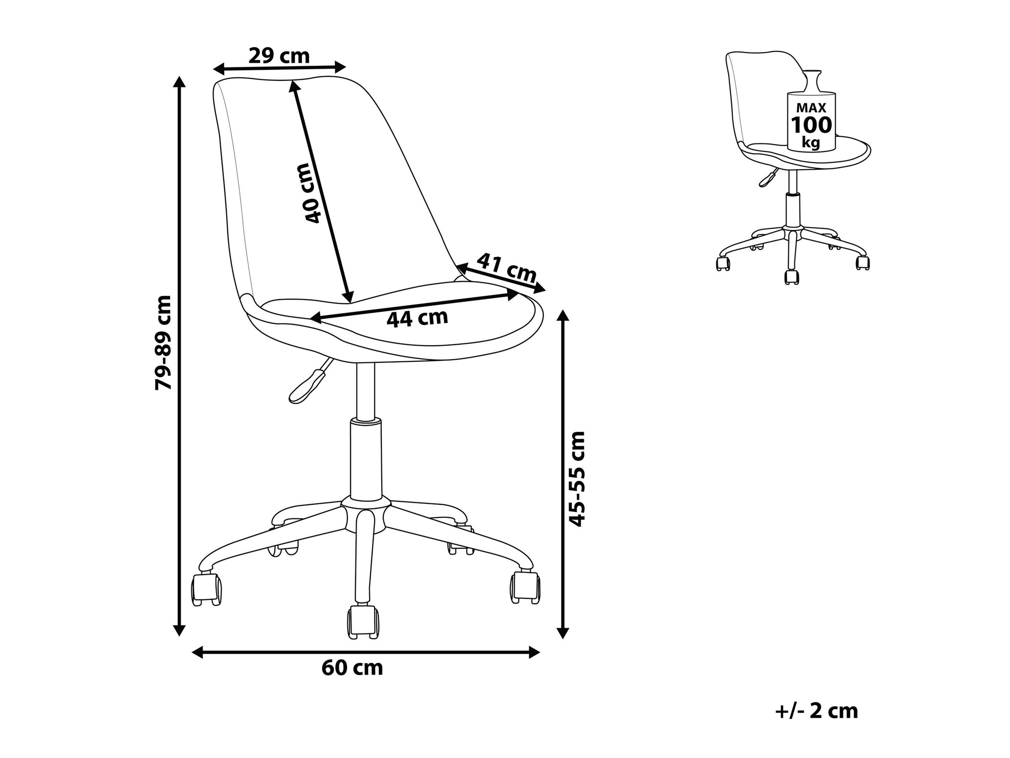 Офисный стул Berwyn 960 (Голубой)