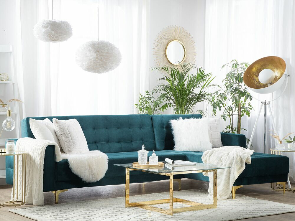 Stūra dīvāns Felvena 117 (Tirkīzs)