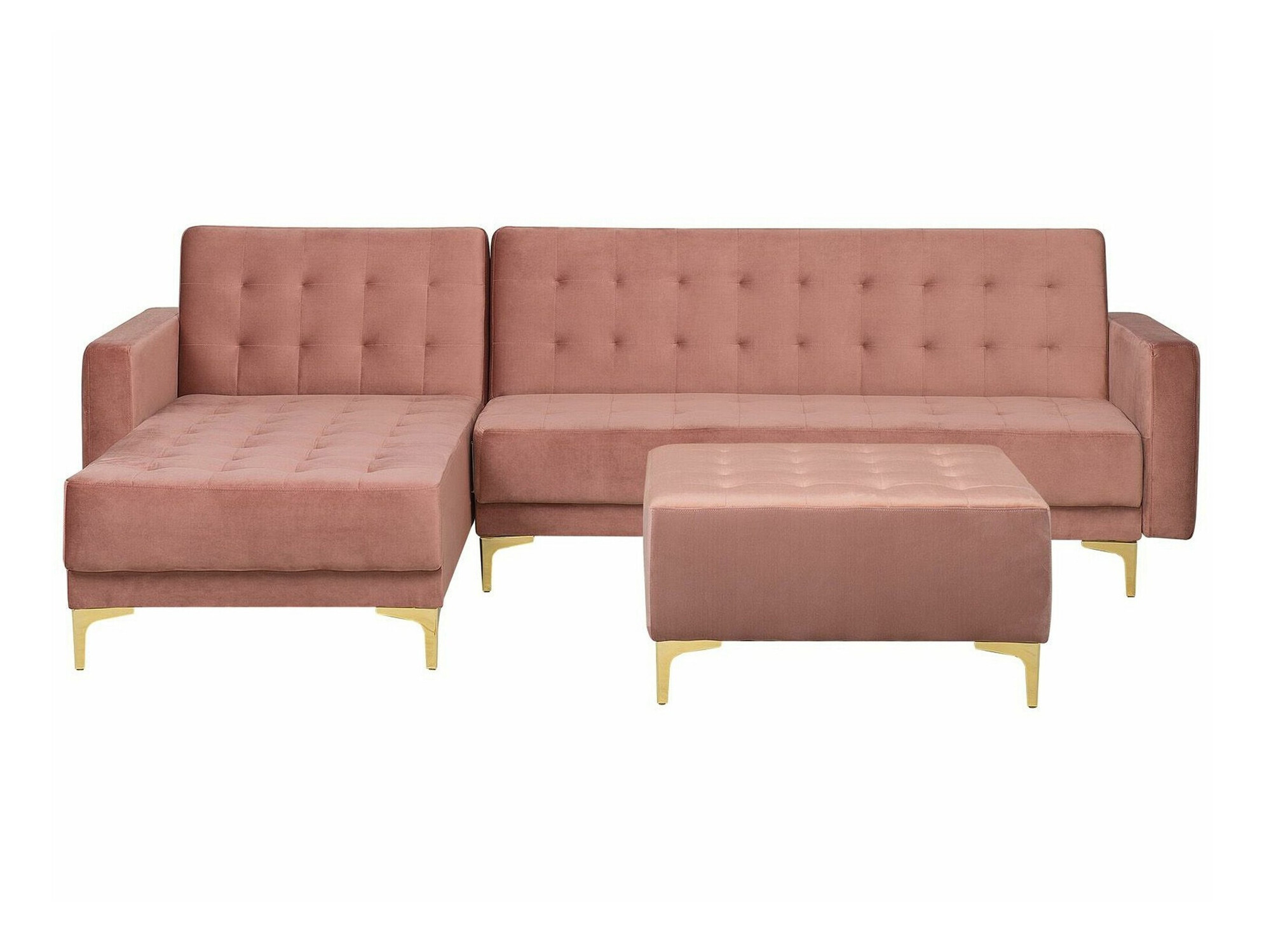 Stūra dīvāns Felvena 117 (Tumši rozā)