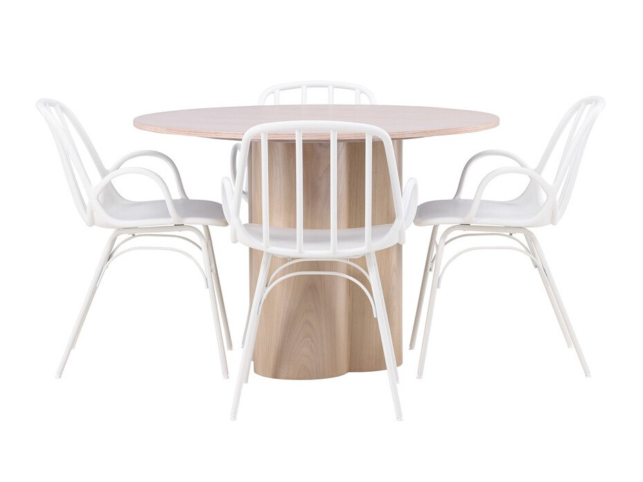 Ēdamistabas komplekts Dallas 4273 (Balts)