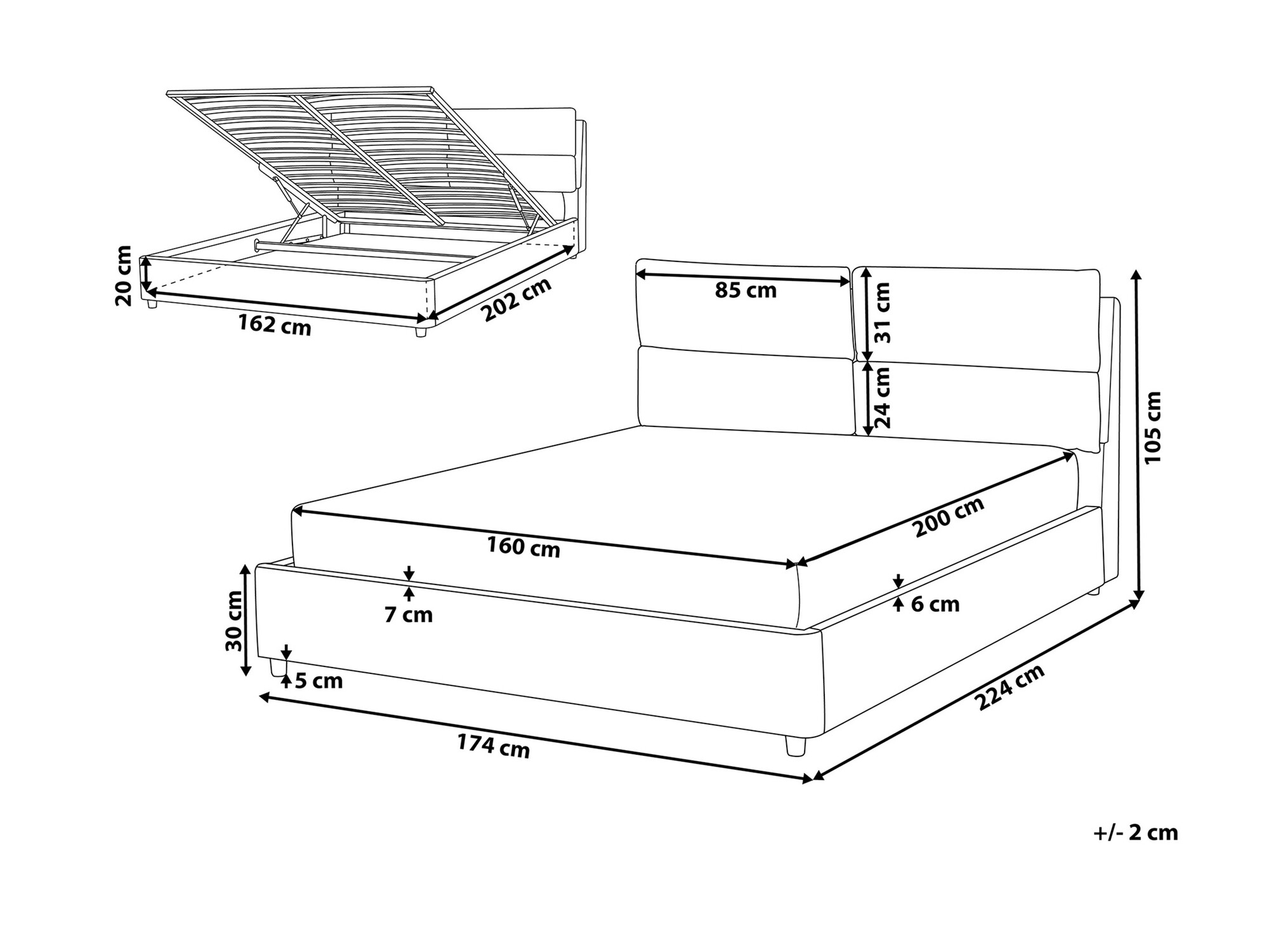 Кровать Berwyn 969 (Бежевый)