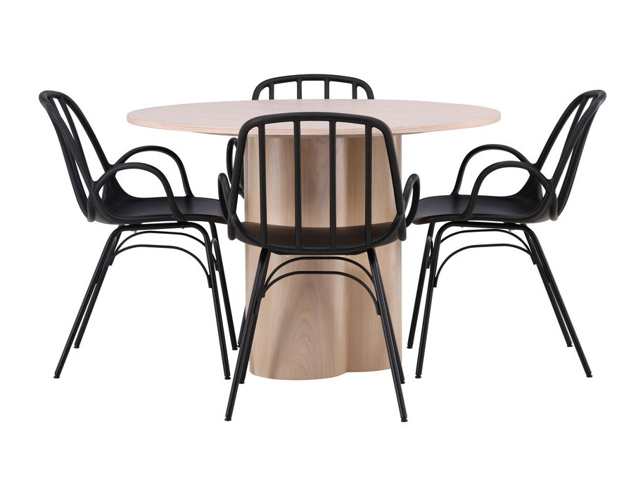 Обеденный гарнитур Dallas 4273 (Чёрный)