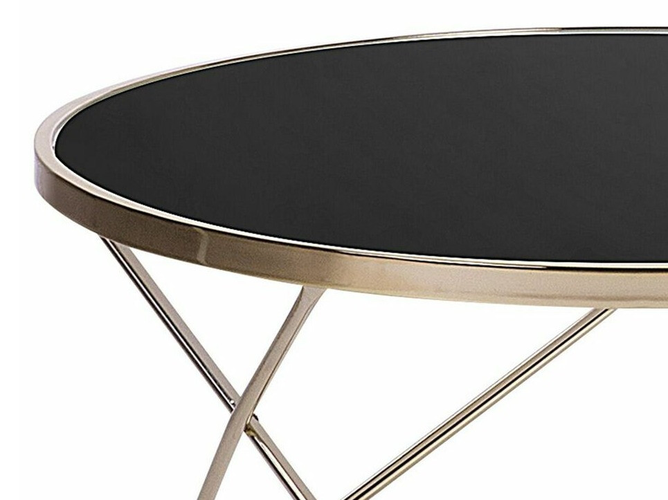 Журнальный столик Berwyn 982 (Чёрный + Золотой)