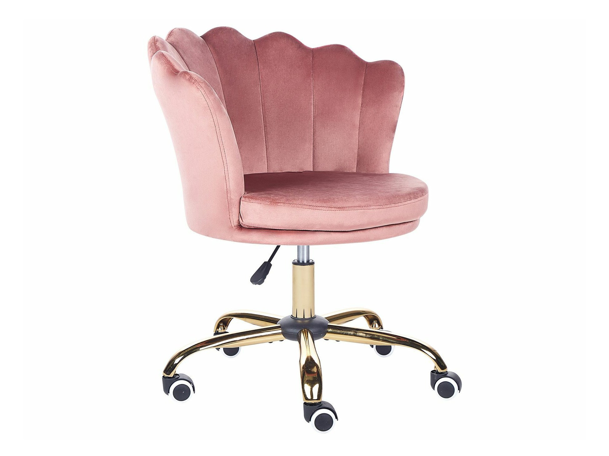 Biroja krēsls Berwyn 991 (Tumši rozā + Zelta)