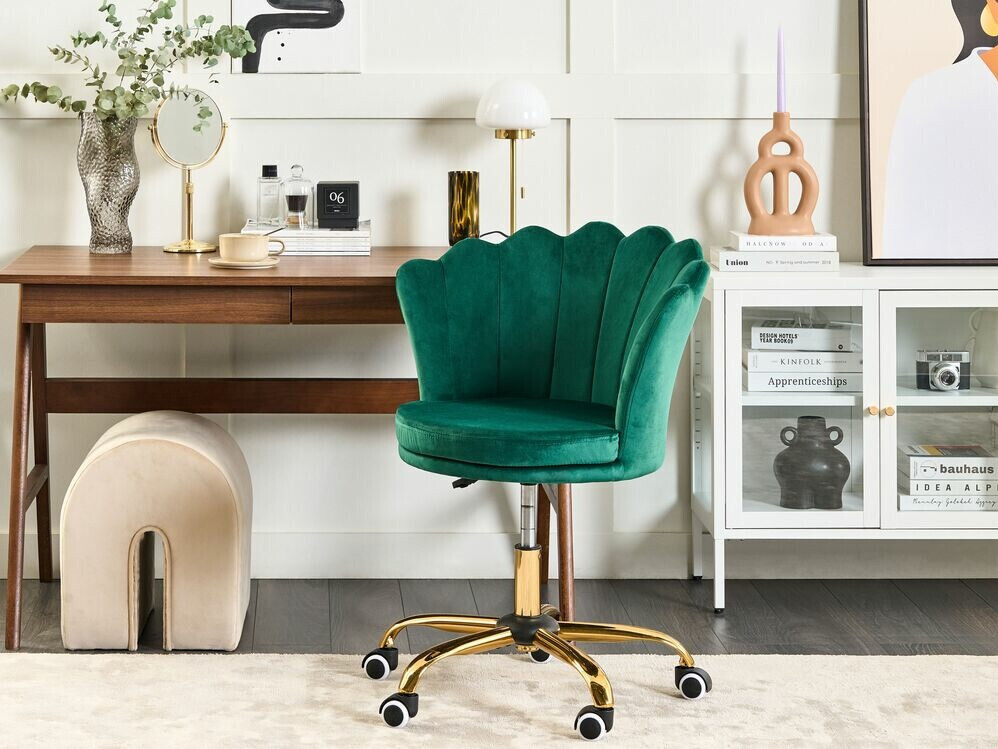 Офисный стул Berwyn 991 (Зелёный + Золотой)