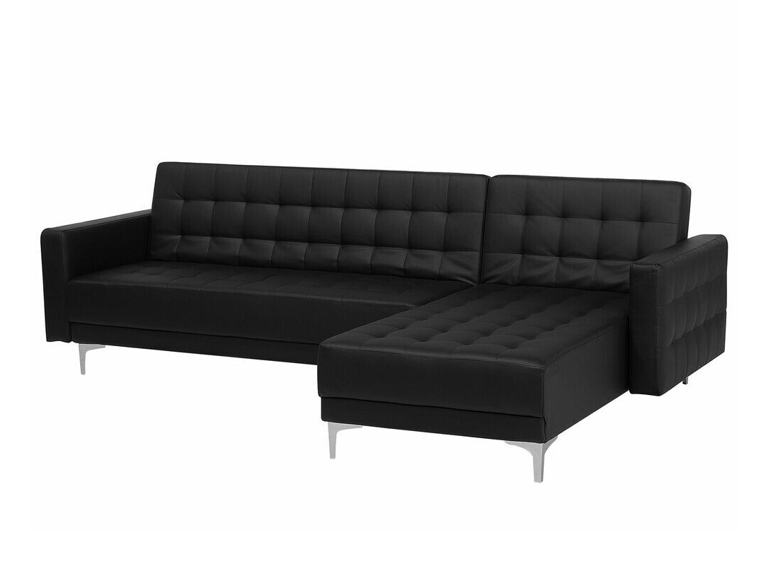 Stūra dīvāns Felvena 111 (Melns)