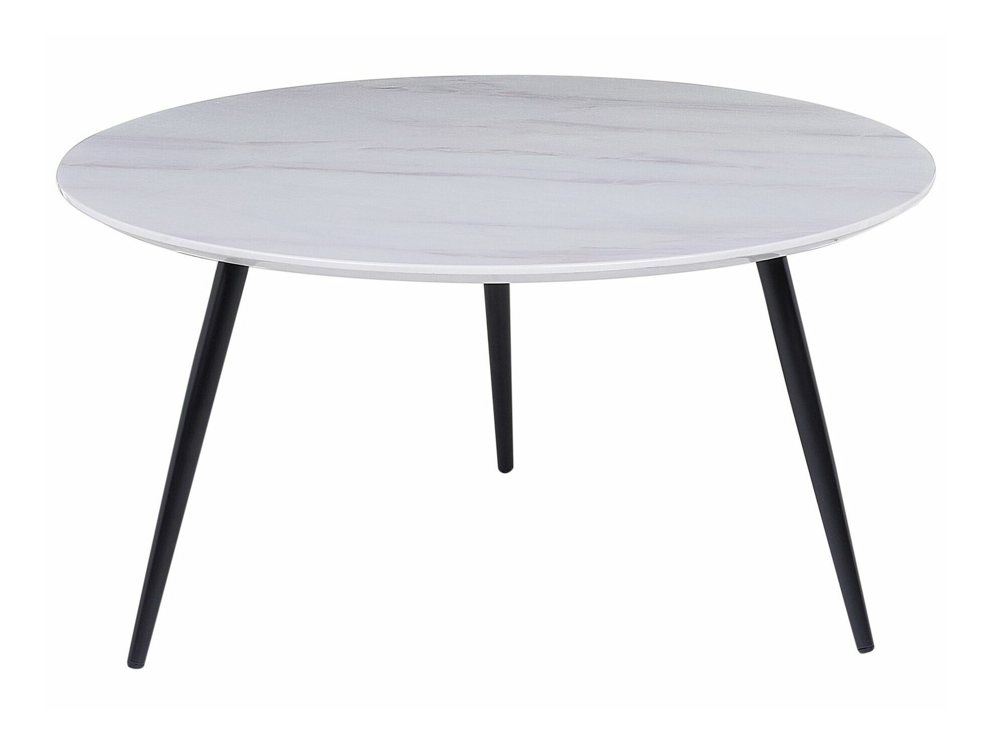 Журнальный столик Berwyn 990 (Белый мрамор + Чёрный)