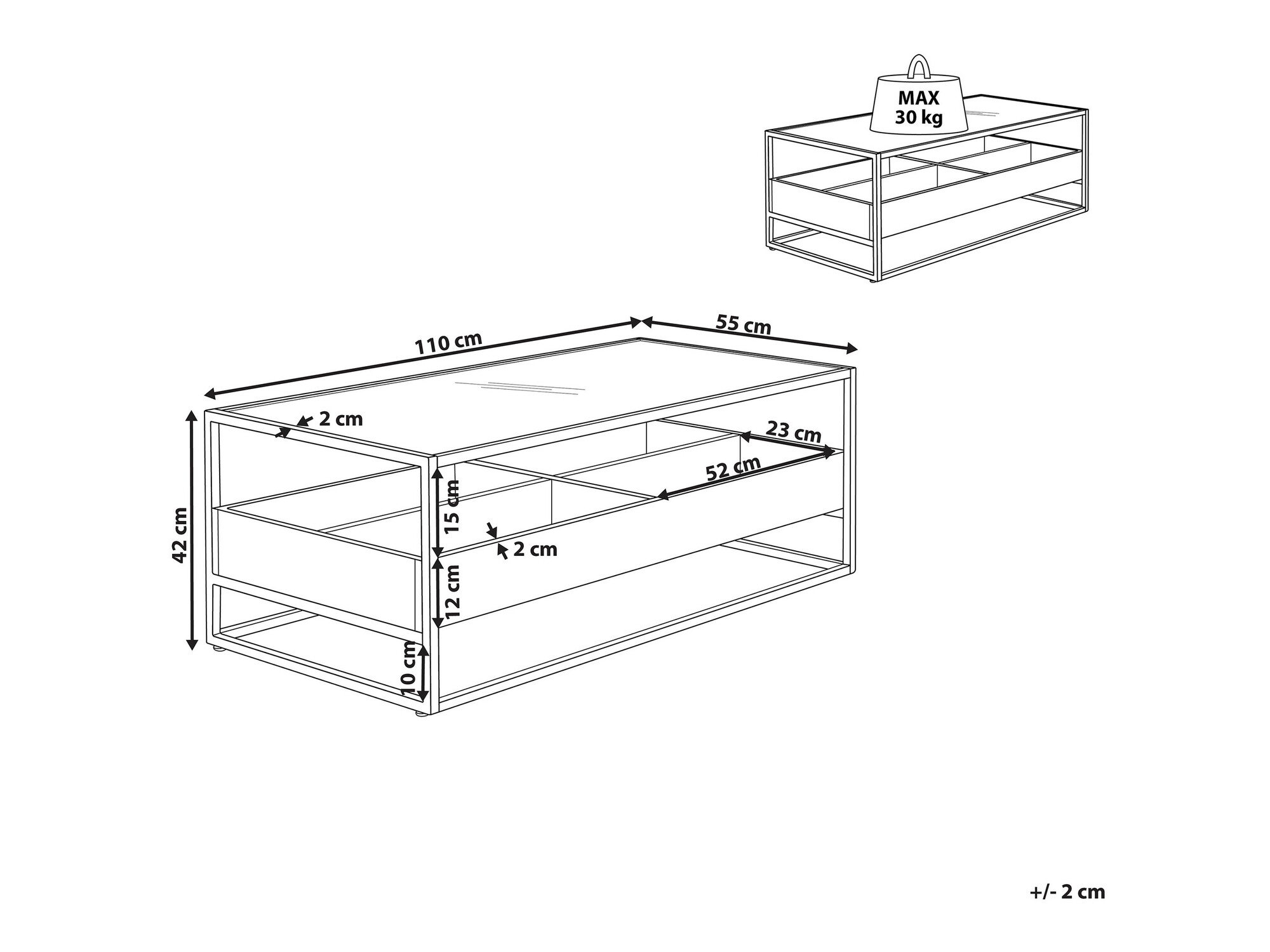 Журнальный столик Berwyn 992