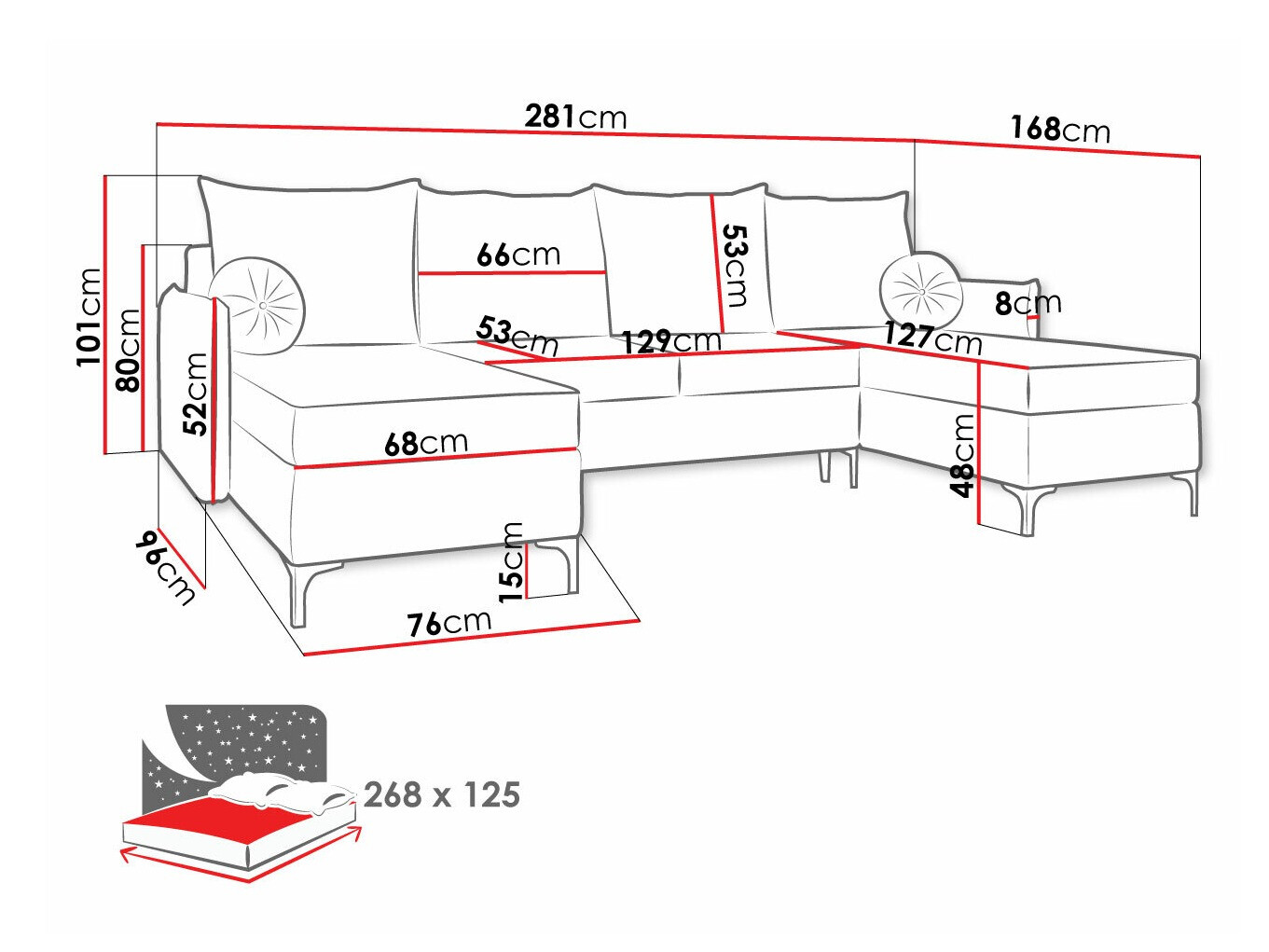 Угловой диван Clovis 111 (Manila 25)