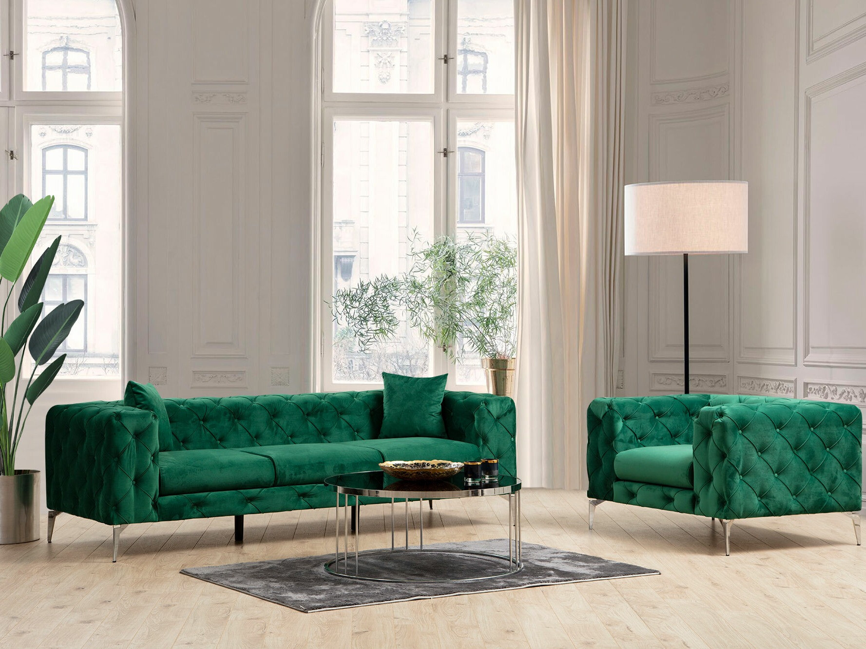 Диван Chesterfield Altadena 356 (Зелёный)