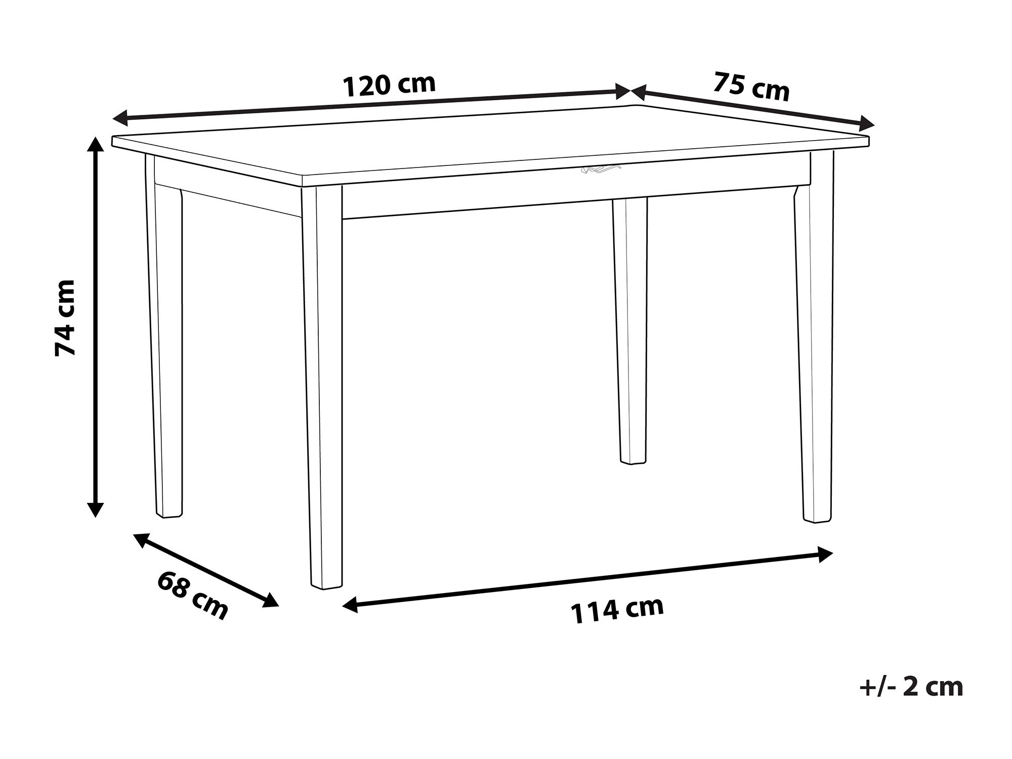 Galds Berwyn 1010 (Melns + Gaišs koks)