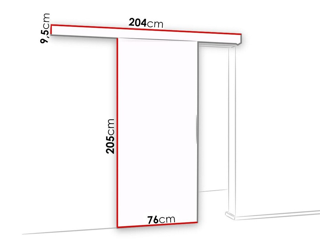 Bīdāmas durvis Dover 219