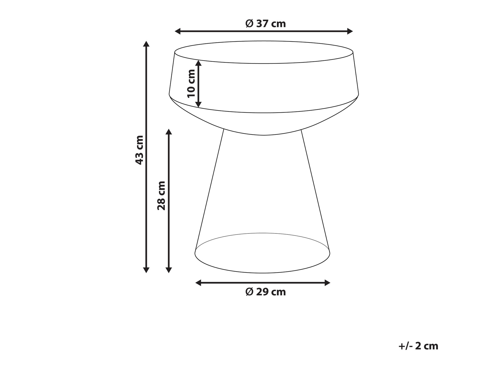 Kafijas galdiņš Berwyn 1040 (Sarkans)