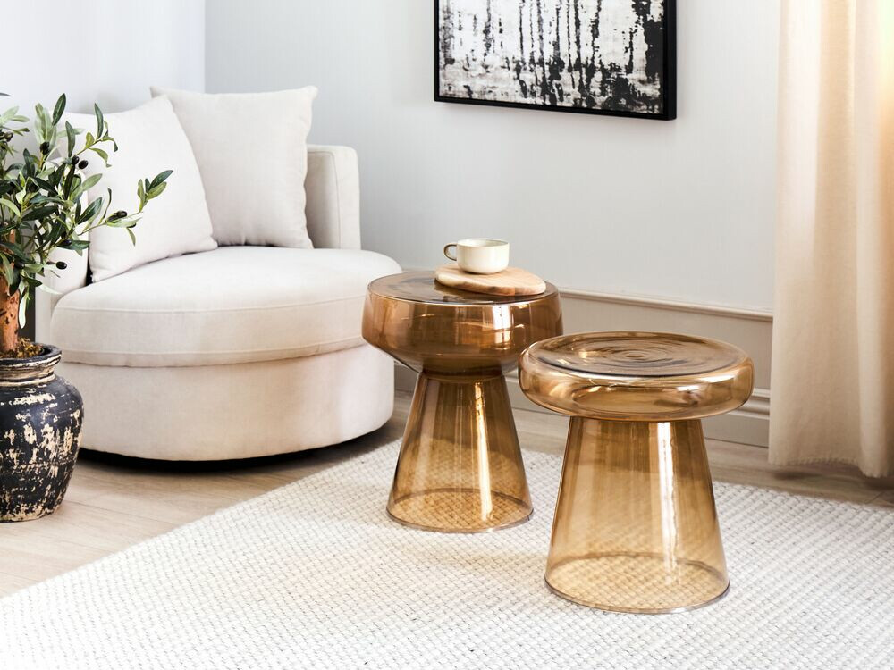 Kafijas galdiņu komplekts Berwyn 1061 (Brūns)