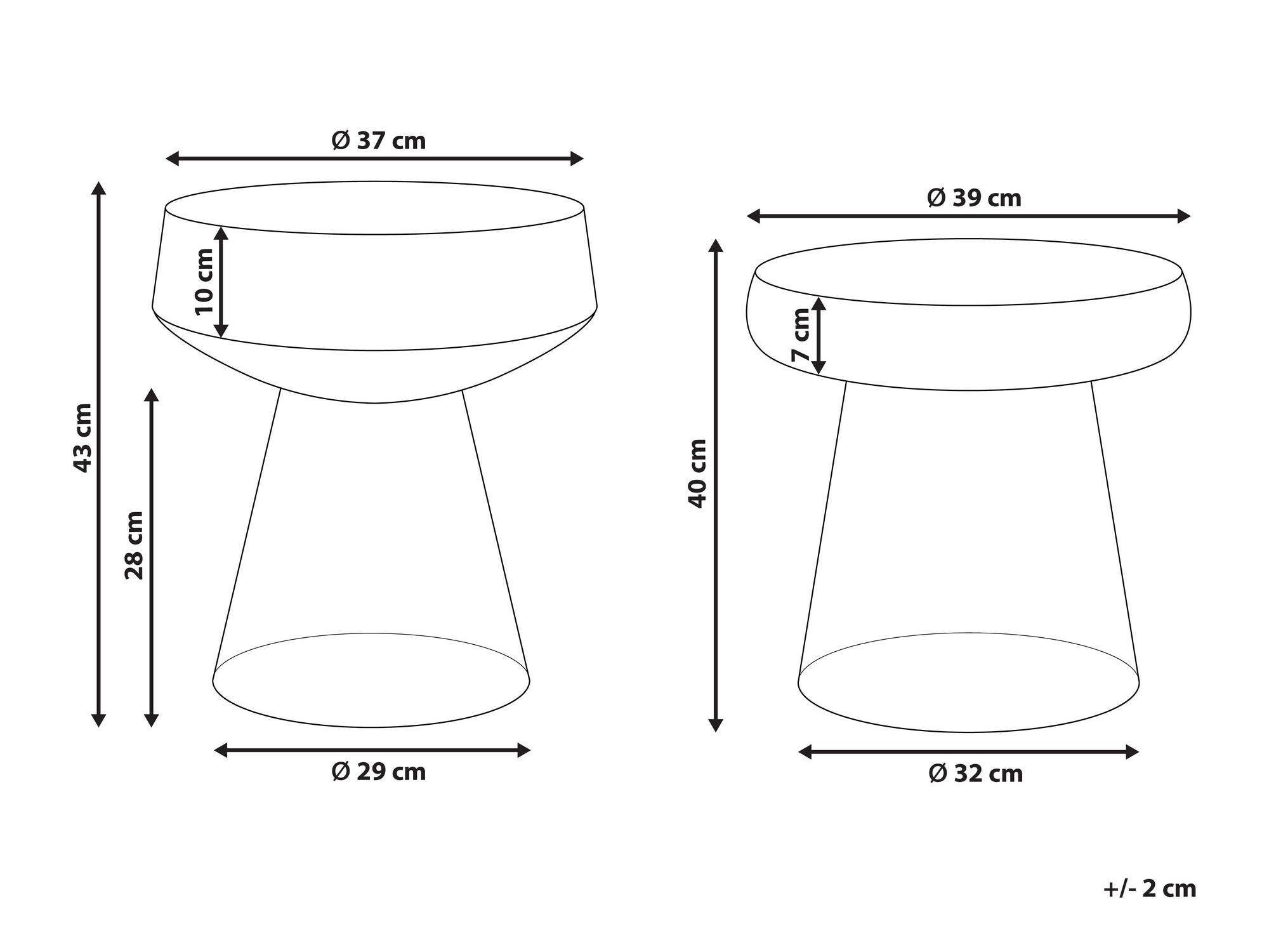 Kafijas galdiņu komplekts Berwyn 1061 (Sarkans)
