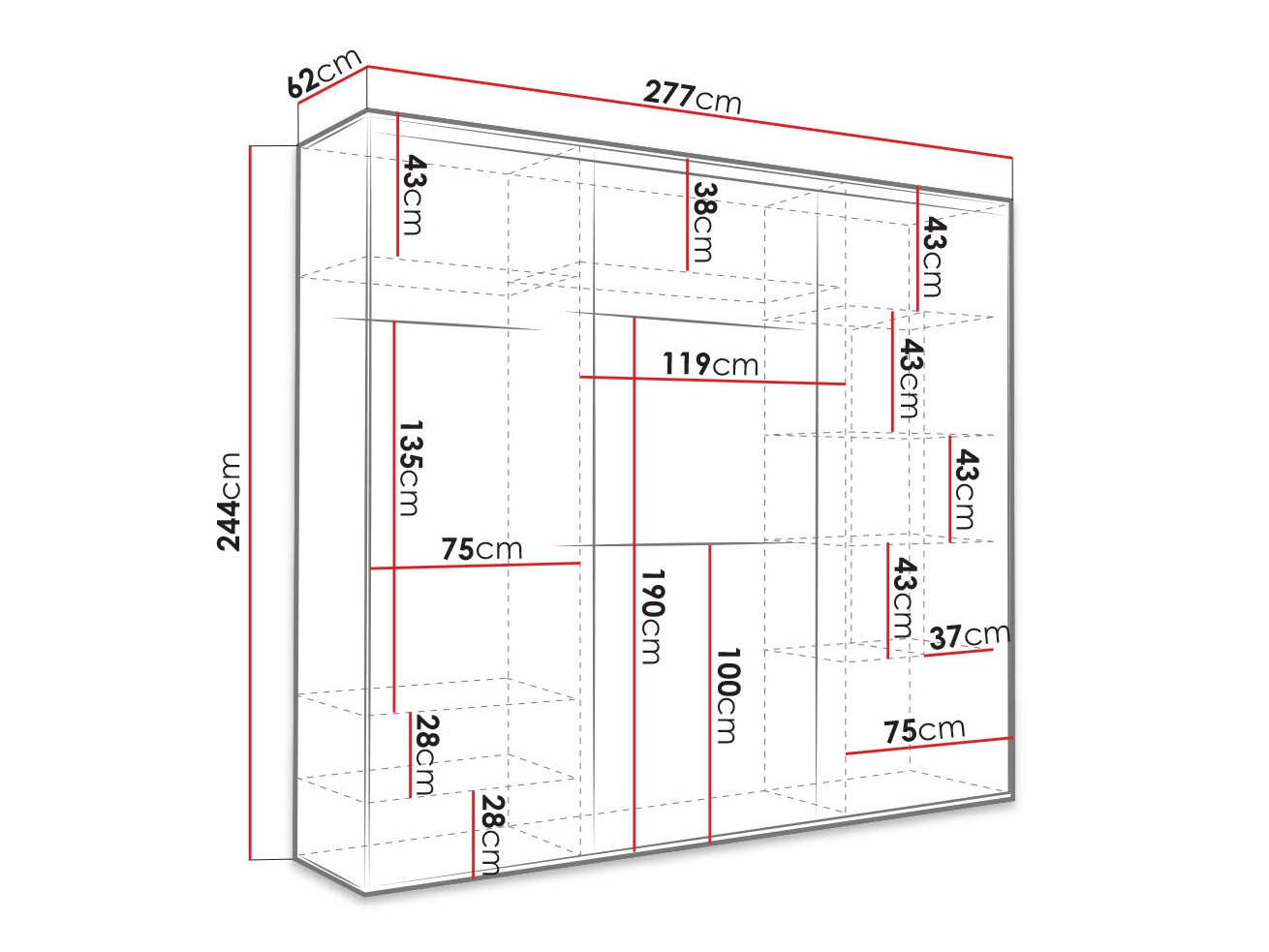 Шкаф Murrieta 144
