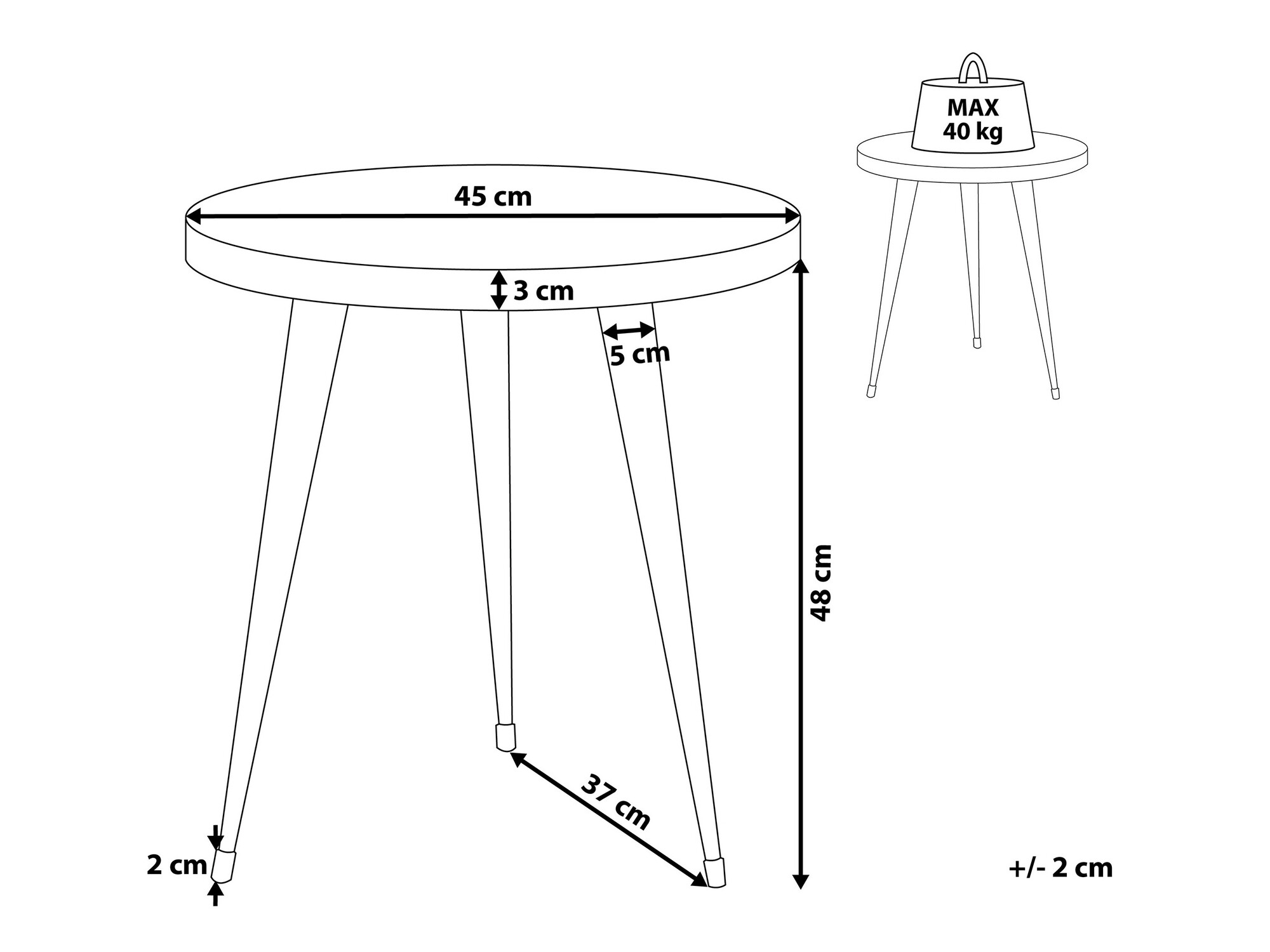 Kafijas galdiņš Berwyn 1079