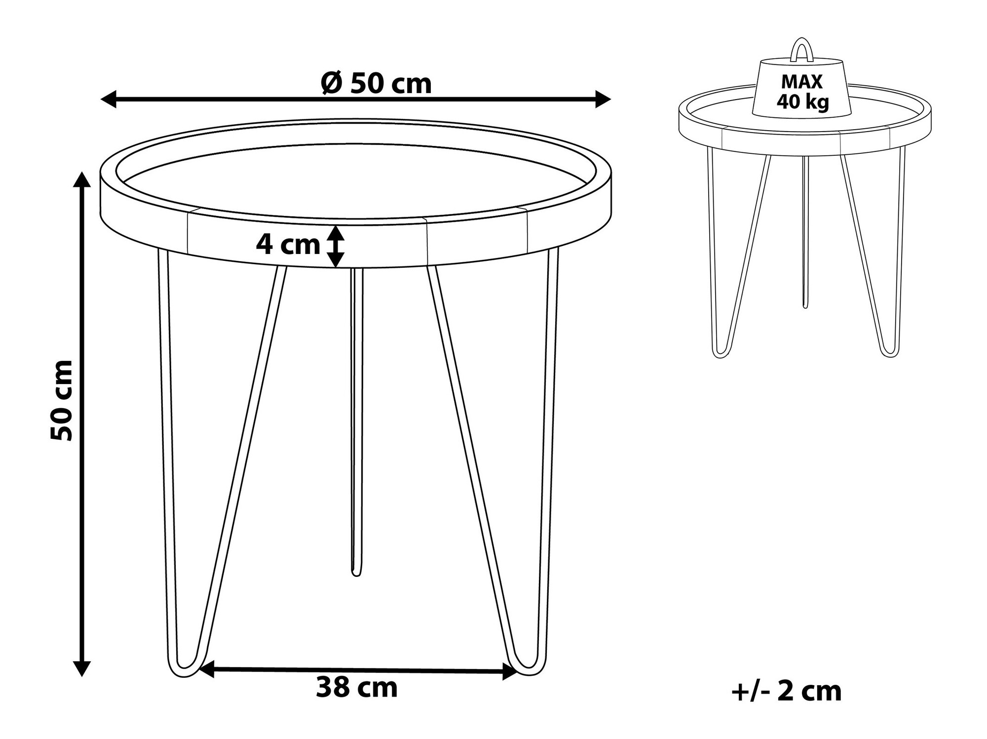 Kafijas galdiņš Berwyn 1081