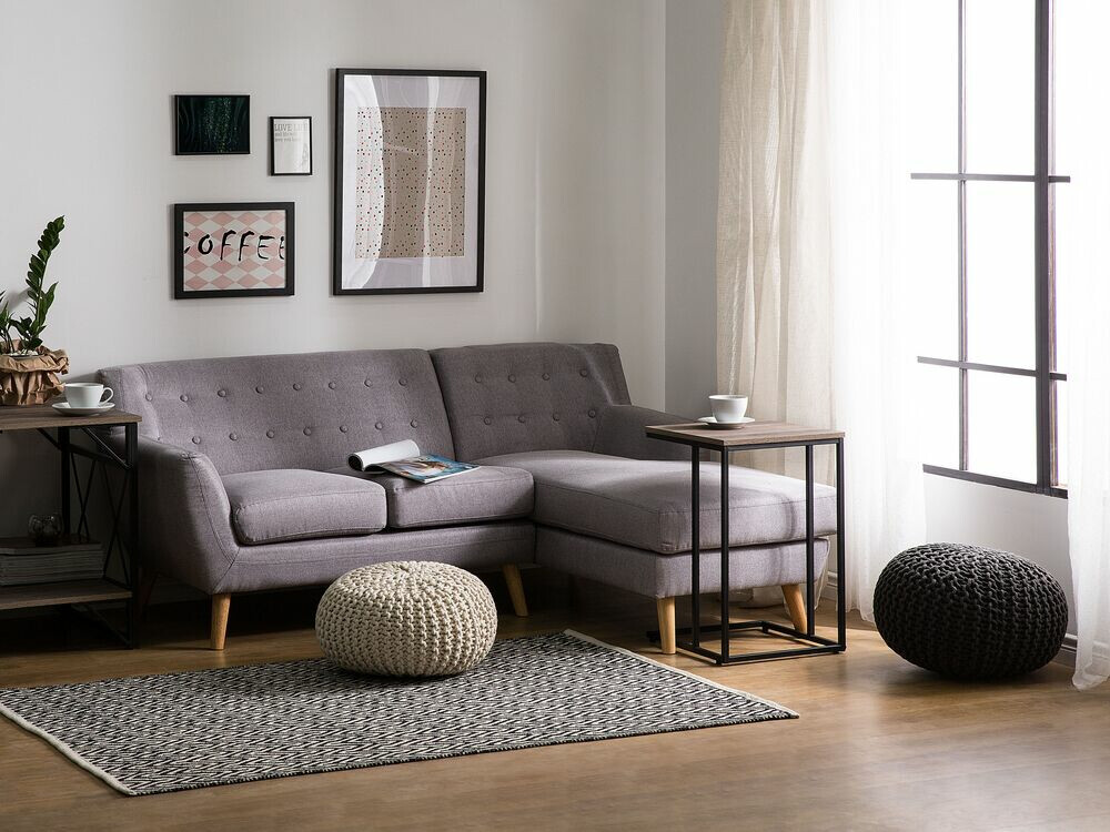 Кофейный столик Berwyn 1077 (Taupe + Чёрный)