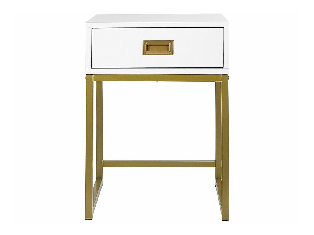 Кофейный столик Berwyn 1083 (Белый + Золотой)