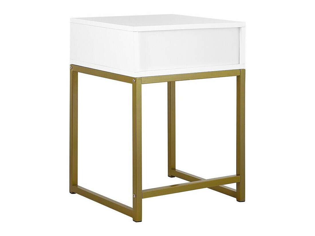 Кофейный столик Berwyn 1083 (Белый + Золотой)