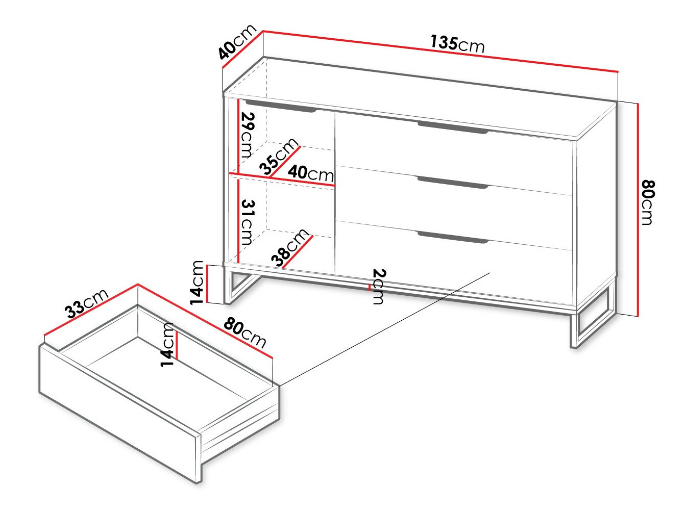 Kомод Romcama 102