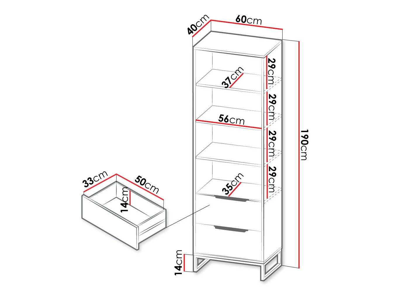 Стеллаж Romcama 105