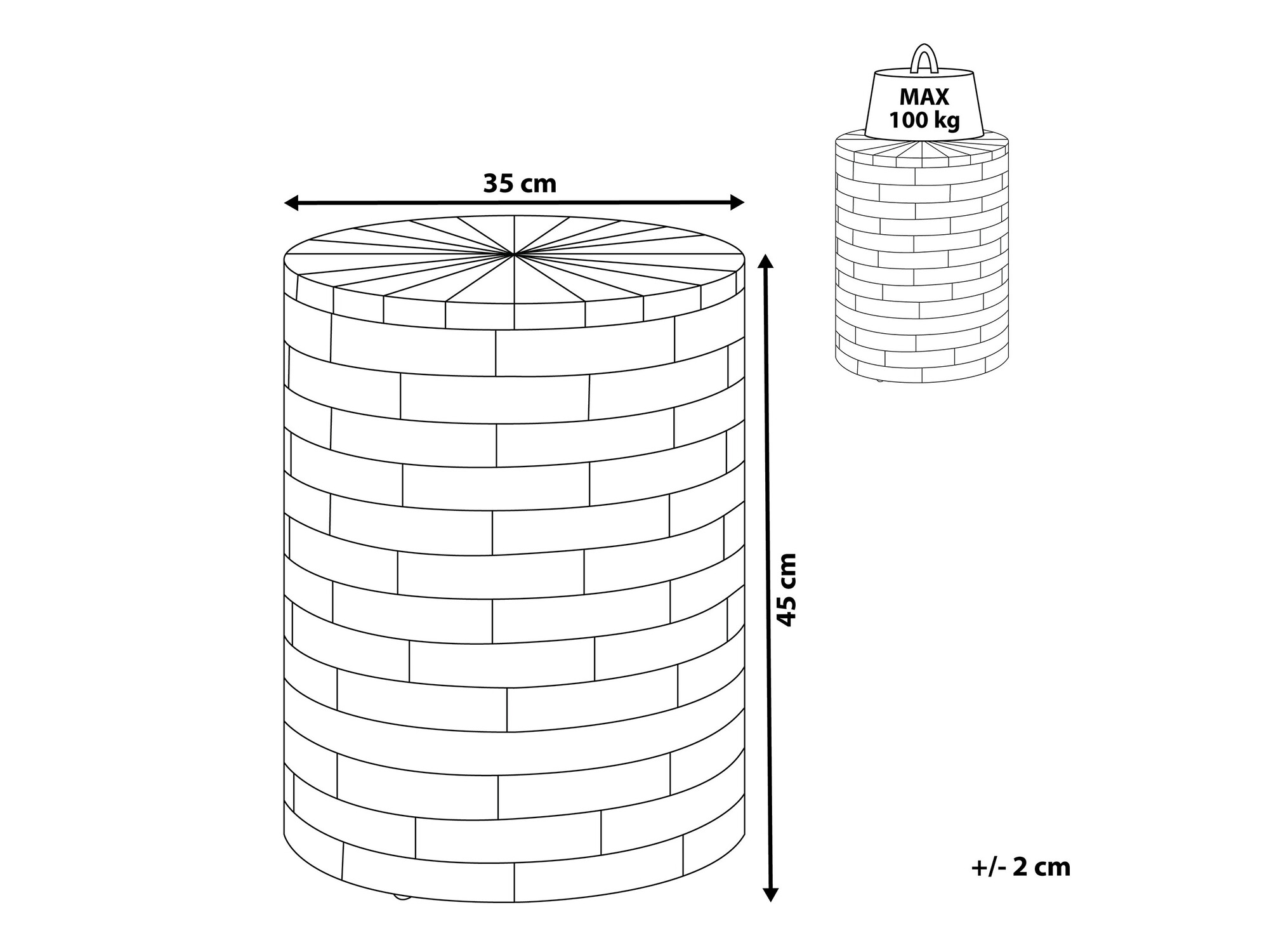 Kafijas galdiņš Berwyn 1099