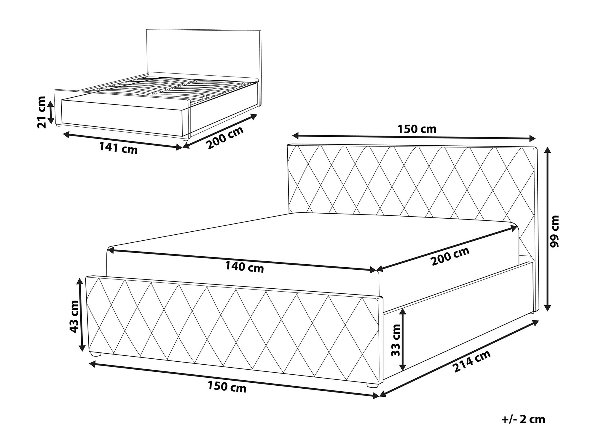 Кровать Berwyn 1104 (Taupe)